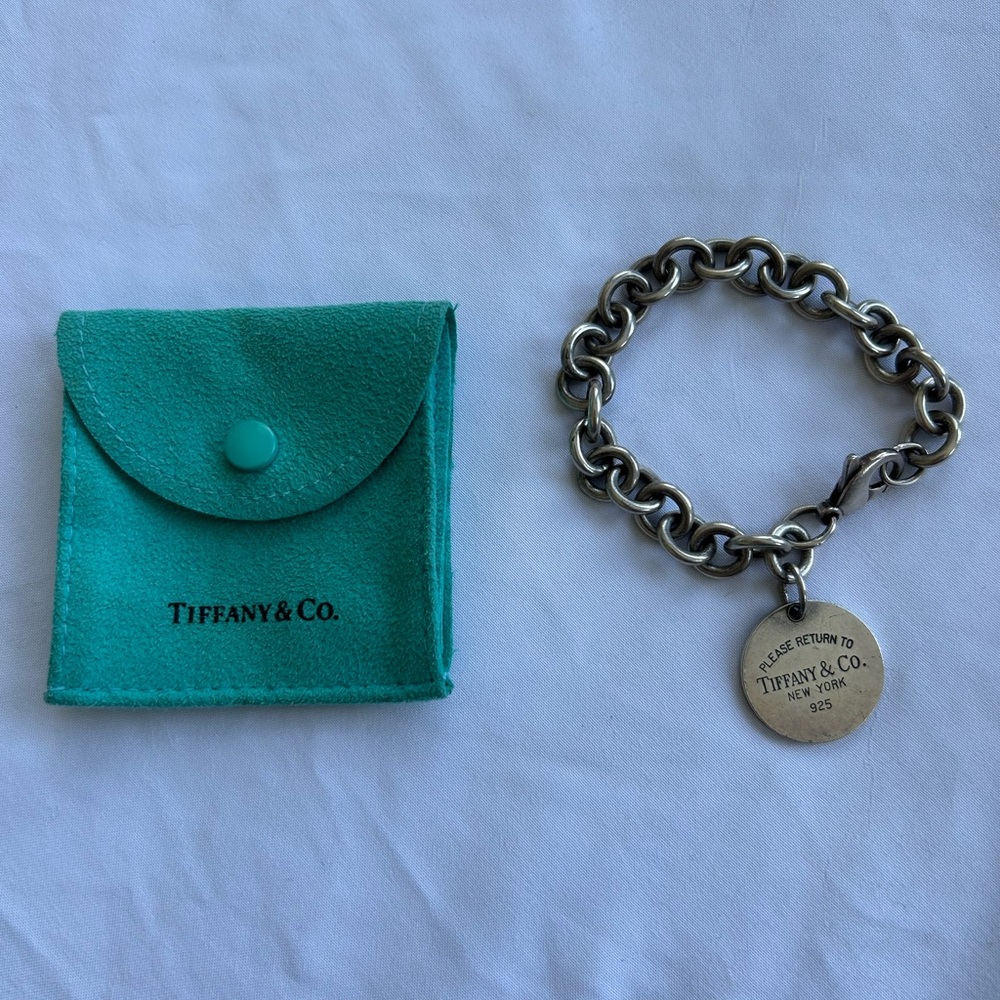 Tiffany & Co. Silver Bracelet with Pouch